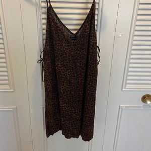 Short leopard print dress from Kendall and Kylie